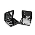 Hot Selling Square Compact Casing Press Powder Luxury Empty Makeup Compact Cosmetic Case with Mirror